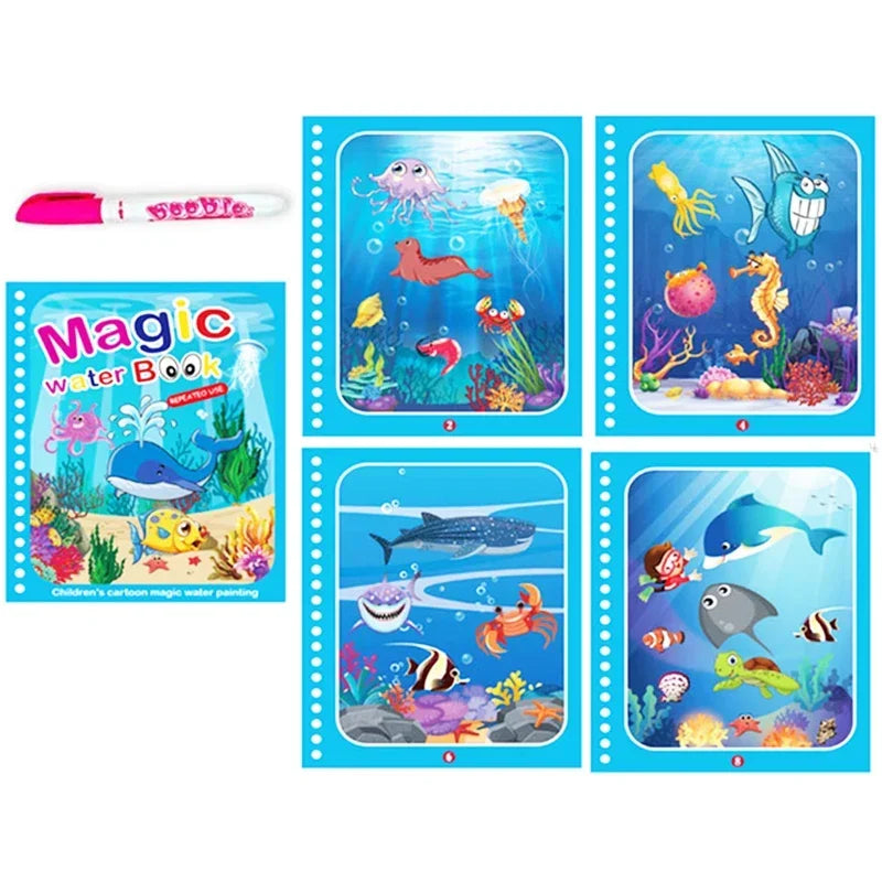 Magic Water Colouring Books
