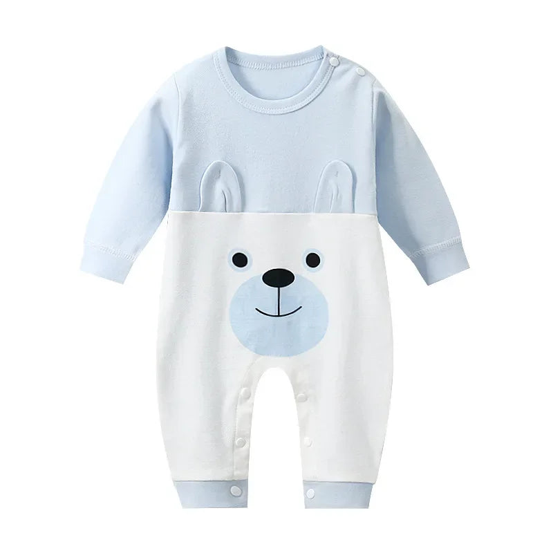 Newborn Cartoon Bear Romper