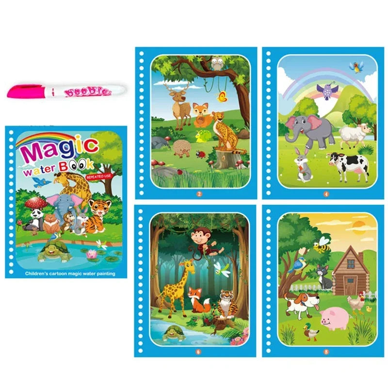 Magic Water Colouring Books