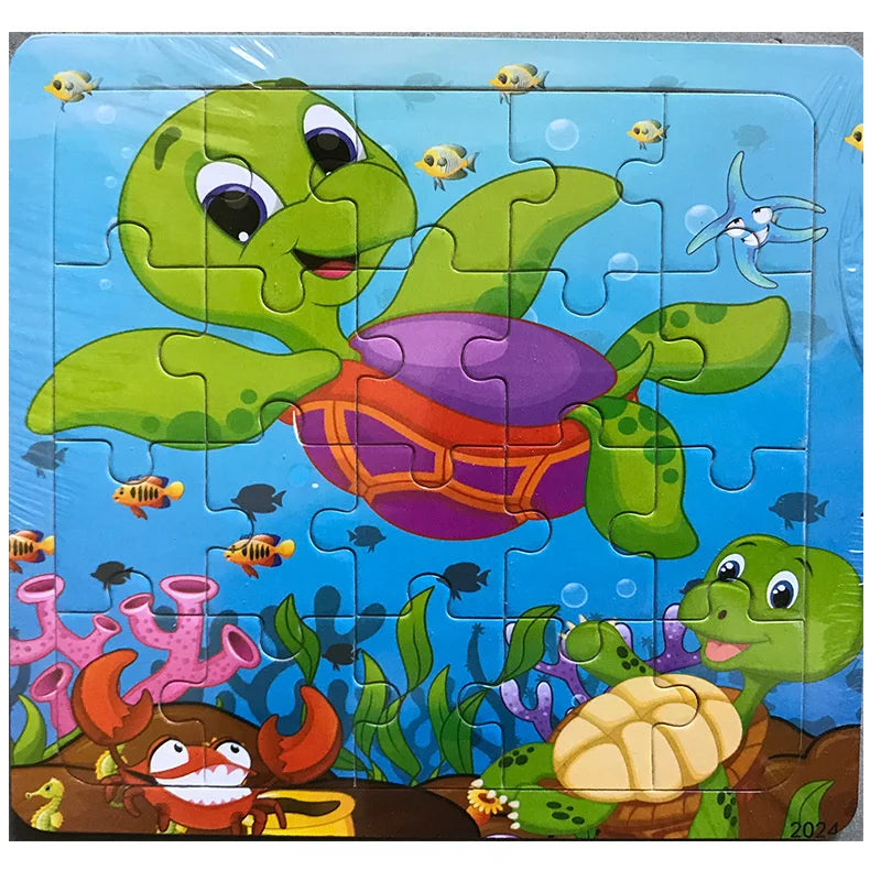 20 Piece Animal Cartoon Puzzle