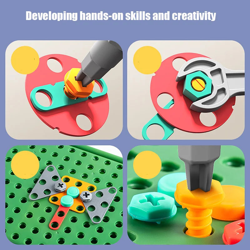 Kids 3D Drill Puzzle Tool Set