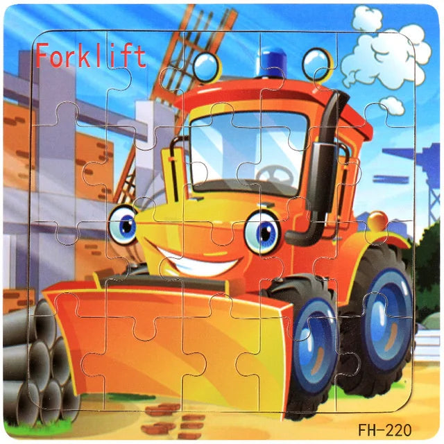 20 Piece Animal Cartoon Puzzle
