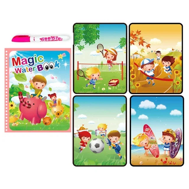 Magic Water Colouring Books
