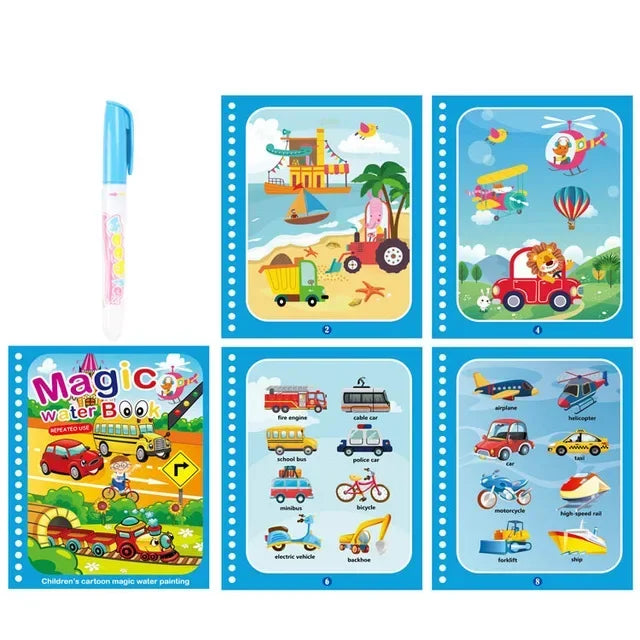 Magic Water Colouring Books